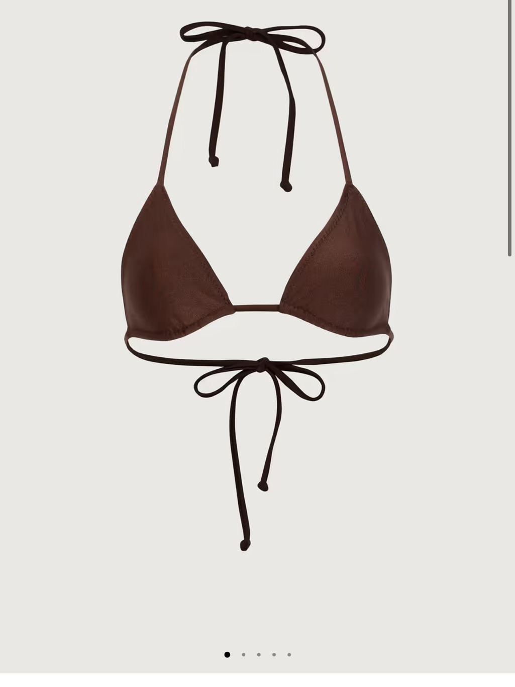 Same Triangle Bathing Suit Top -S